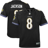Lamar Jackson Baltimore Ravens Youth Game Jersey - Black Jerseys