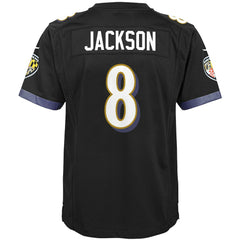 Lamar Jackson Baltimore Ravens Youth Game Jersey - Black Jerseys