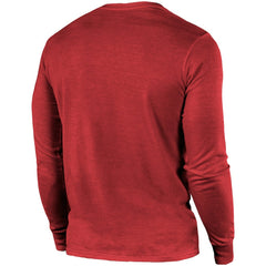 Arizona Cardinals Majestic Threads Lockup Tri-Blend Long Sleeve T-Shirt - Cardinal T-shirts