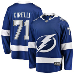 Anthony Cirelli Tampa Bay Lightning Fanatics Home Breakaway Player Jersey - Blue | US 3409510