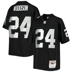 Charles Woodson Las Vegas Raiders Youth 1998 Legacy Retired Player Jersey - Black Jerseys