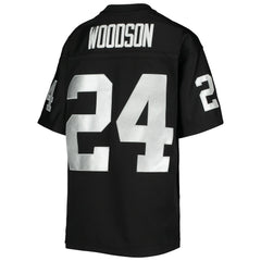 Charles Woodson Las Vegas Raiders Youth 1998 Legacy Retired Player Jersey - Black Jerseys