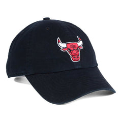 Chicago Bulls '47 Core Logo Clean Up Adjustable Hat Black - 47 brand