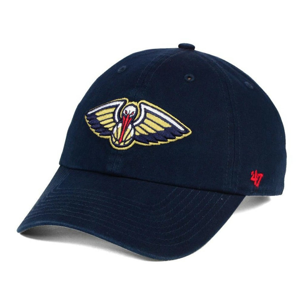 New Orleans Pelicans '47 Core Logo Clean Up Adjustable Hat Navy - 47 brand