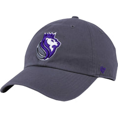 Sacramento Kings '47 Core Logo Clean Up Adjustable Hat Gray - 47 brand