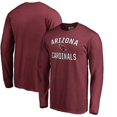 Arizona Cardinals Victory Arch Long Sleeve T-Shirt - Cardinal T-shirts
