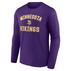 Minnesota Vikings Victory Arch Long Sleeve T-Shirt - Purple T-shirts