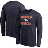 Denver Broncos Victory Arch Long Sleeve T-Shirt - Navy T-shirts
