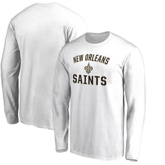 New Orleans Saints Victory Arch Long Sleeve T-Shirt - White T-shirts