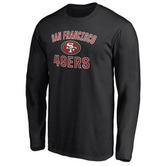 San Francisco 49ers Victory Arch Long Sleeve T-Shirt - Black T-shirts
