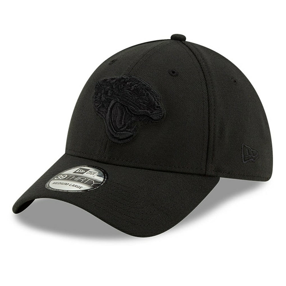 Jacksonville Jaguars New Era Logo 39THIRTY Flex Hat - Black Hats