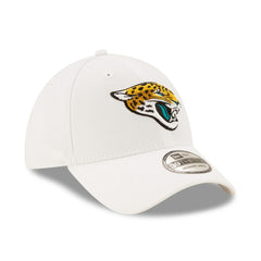 Jacksonville Jaguars New Era Iced 39THIRTY Flex Hat - White Hats