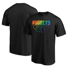 Denver Nuggets Team Pride Wordmark T-Shirt Black