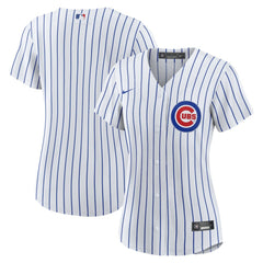 Chicago Cubs Nike Women's Home Replica Team Jersey - White Jerseys