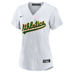 Athletics Nike Women's Home Replica Team Jersey - White Jerseys