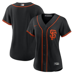 San Francisco Giants Nike Women's Alternate Replica Team Jersey - Black Jerseys