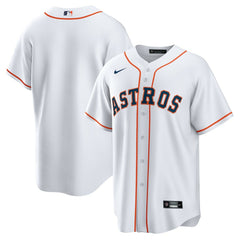 Houston Astros Nike Home Replica Team Jersey - White Jerseys