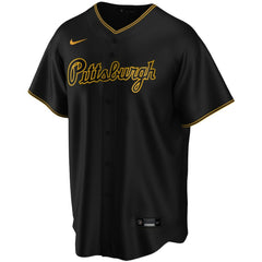 Pittsburgh Pirates Nike Alternate Replica Team Jersey - Black Jerseys