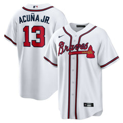Ronald Acuna Jr. Atlanta Braves Nike Home Replica Player Name Jersey - White Jerseys