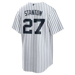 Giancarlo Stanton New York Yankees Nike Home Replica Player Name Jersey - White Jerseys