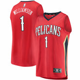 Zion Williamson New Orleans Pelicans Replica Fast Break Jersey Red Statement Edition - Fanatics