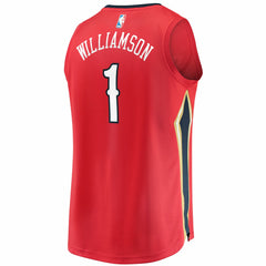Zion Williamson New Orleans Pelicans Replica Fast Break Jersey Red Statement Edition - Fanatics