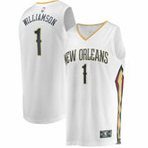 Zion Williamson New Orleans Pelicans Replica Fast Break Jersey White Association Edition - Fanatics