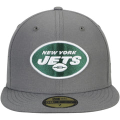 New York Jets New Era Storm 59FIFTY Fitted Hat - Graphite Hats