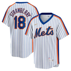 Darryl Strawberry New York Mets Nike Home Cooperstown Collection Player Jersey - White Jerseys