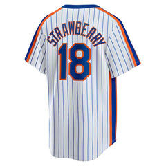 Darryl Strawberry New York Mets Nike Home Cooperstown Collection Player Jersey - White Jerseys