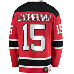 Jamie Langenbrunner New Jersey Devils Fanatics Premier Breakaway Retired Player Jersey - Red | US 3600720