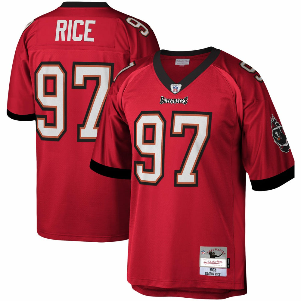 Simeon Rice Tampa Bay Buccaneers Legacy Replica Jersey - Red Jerseys