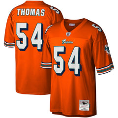 Zach Thomas Miami Dolphins Legacy Replica Jersey - Orange Jerseys