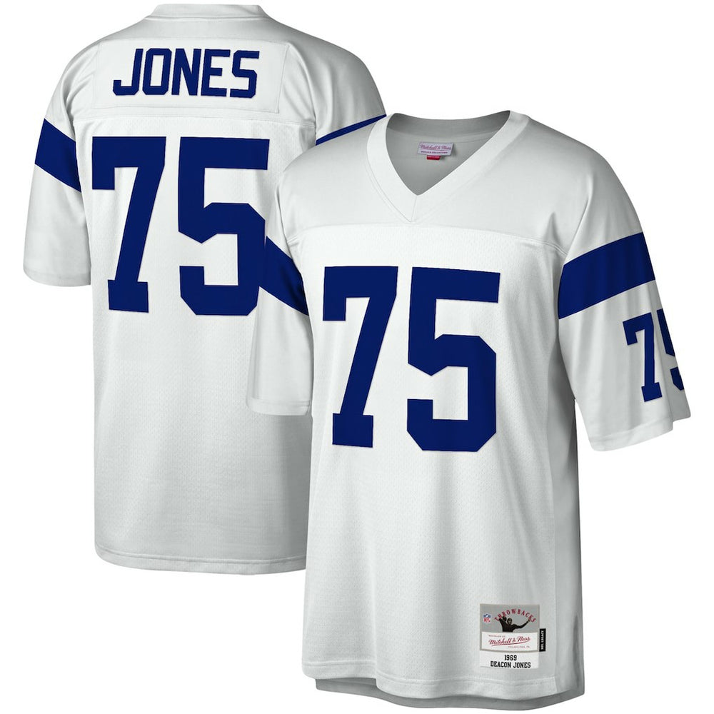 Deacon Jones Los Angeles Rams Legacy Replica Jersey - White Jerseys