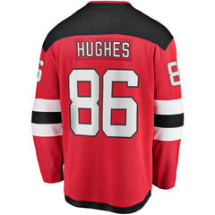 Jack Hughes New Jersey Devils Fanatics Breakaway Player Jersey - Red | US 3607217