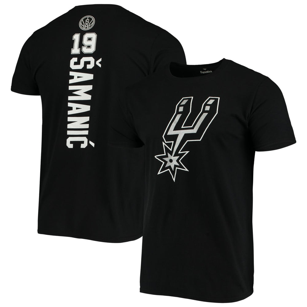 Luka Samanic San Antonio Spurs Playmaker Name & Number Logo T-Shirt Black - Fanatics outlet