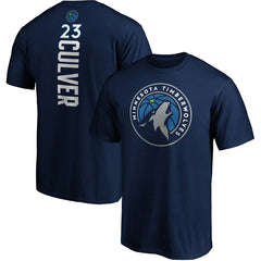 Jarrett Culver Minnesota Timberwolves Playmaker Name & Number Logo T-Shirt Navy - Fanatics