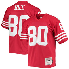 Jerry Rice San Francisco 49ers Legacy Replica Jersey - Scarlet Jerseys
