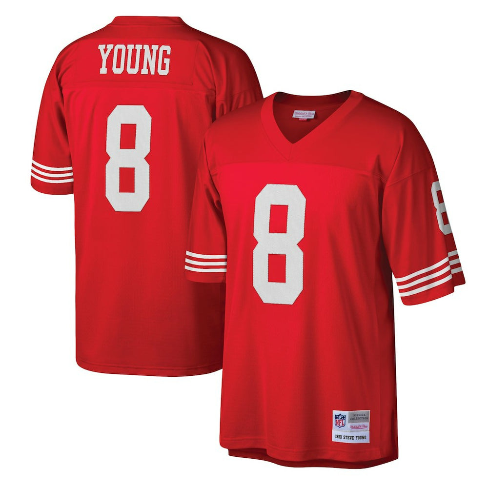 Steve Young San Francisco 49ers Legacy Replica Jersey - Scarlet Jerseys