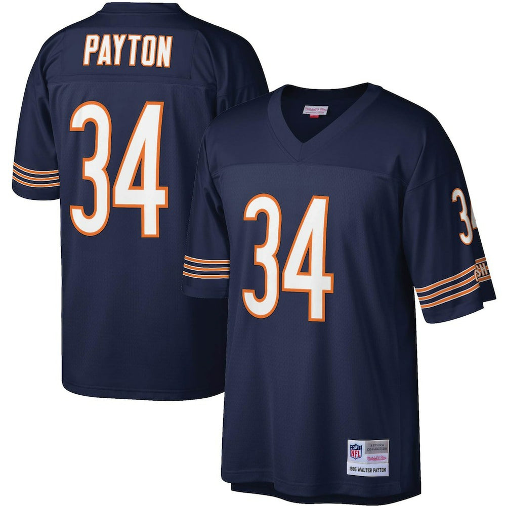 Walter Payton Chicago Bears Legacy Replica Jersey - Navy Jerseys