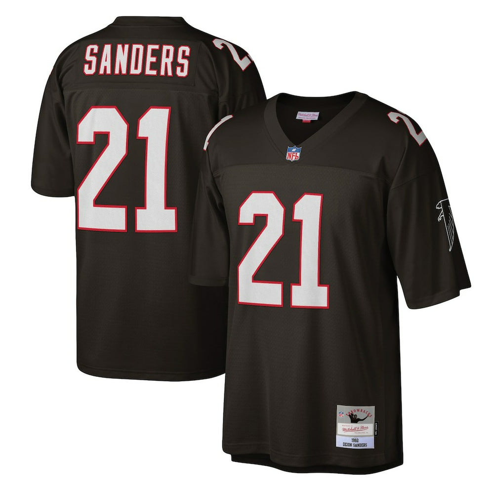 Deion Sanders Atlanta Falcons Legacy Replica Jersey - Black Jerseys