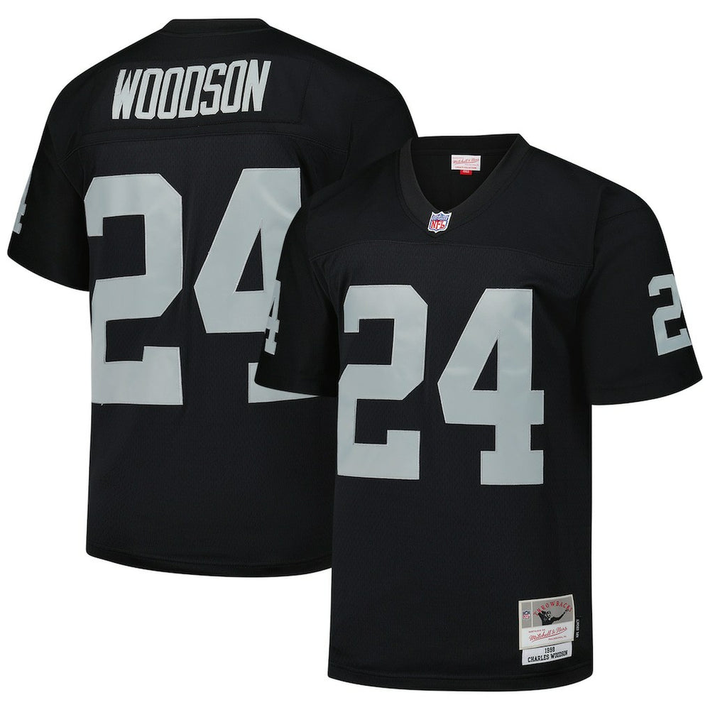 Charles Woodson Las Vegas Raiders Legacy Replica Jersey - Black Jerseys