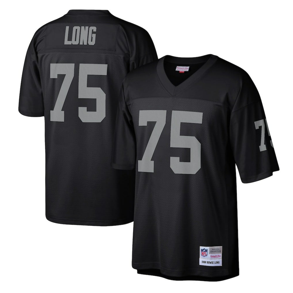 Howie Long Las Vegas Raiders Legacy Replica Jersey - Black Jerseys