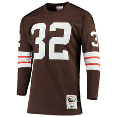 Jim Brown Cleveland Browns 1964 Authentic Throwback Retired Player Jersey - Brown Jerseys
