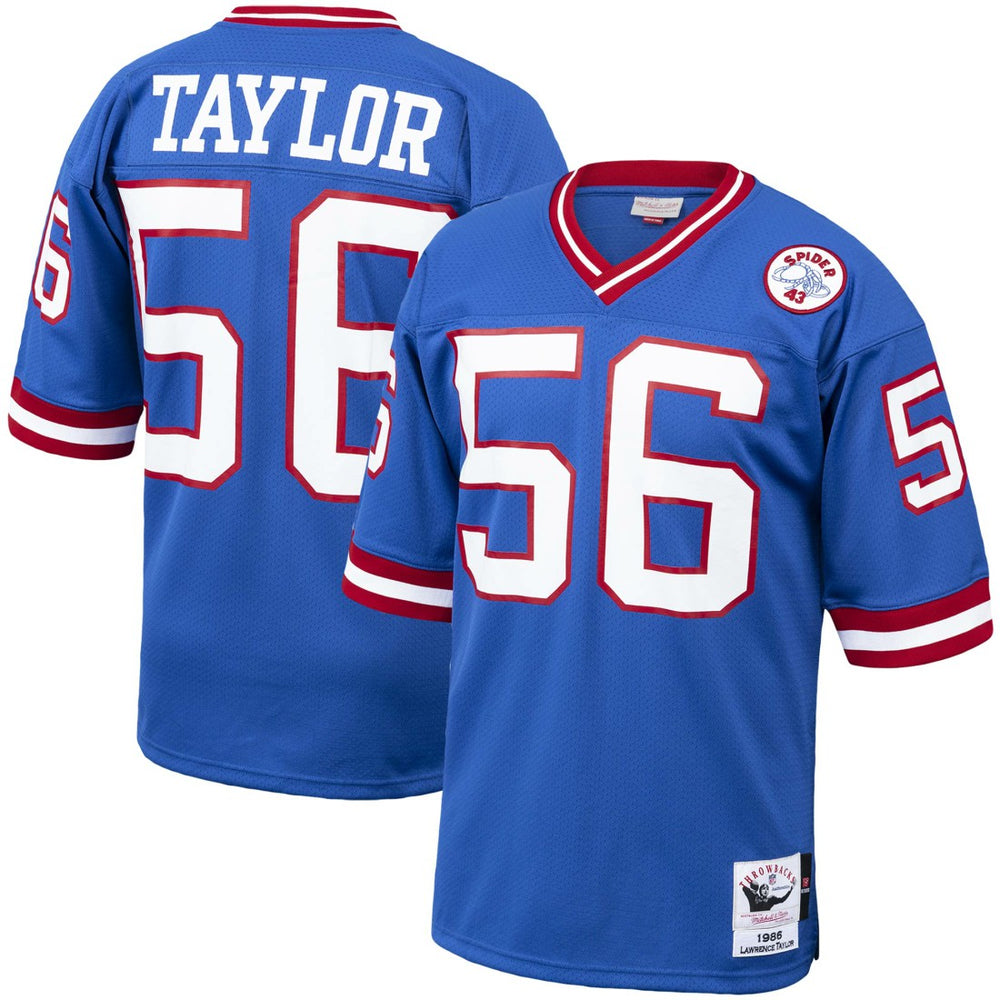 Lawrence Taylor New York Giants 1986 Authentic Throwback Retired Player Jersey - Royal Jerseys