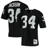 Bo Jackson Las Vegas Raiders 1990 Authentic Throwback Retired Player Jersey - Black Jerseys