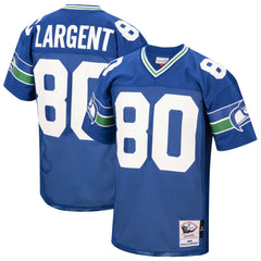 Steve Largent Seattle Seahawks 1985 Authentic Throwback Retired Player Jersey - Royal Jerseys