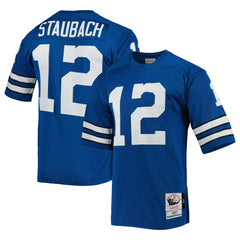 Roger Staubach Dallas Cowboys 1971 Authentic Throwback Retired Player Jersey - Royal Jerseys