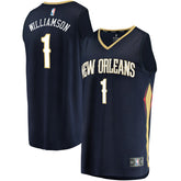 Zion Williamson New Orleans Pelicans Fast Break Replica Jersey Navy Icon Edition - Fanatics