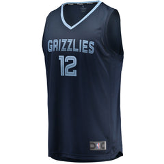 Ja Morant Memphis Grizzlies Fast Break Replica Jersey Navy Icon Edition - Fanatics outlet